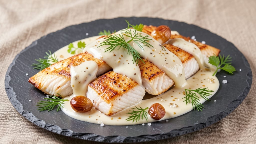 Baked Fish in White Sauce Recipe: Crispy Top, Silky Cream Center