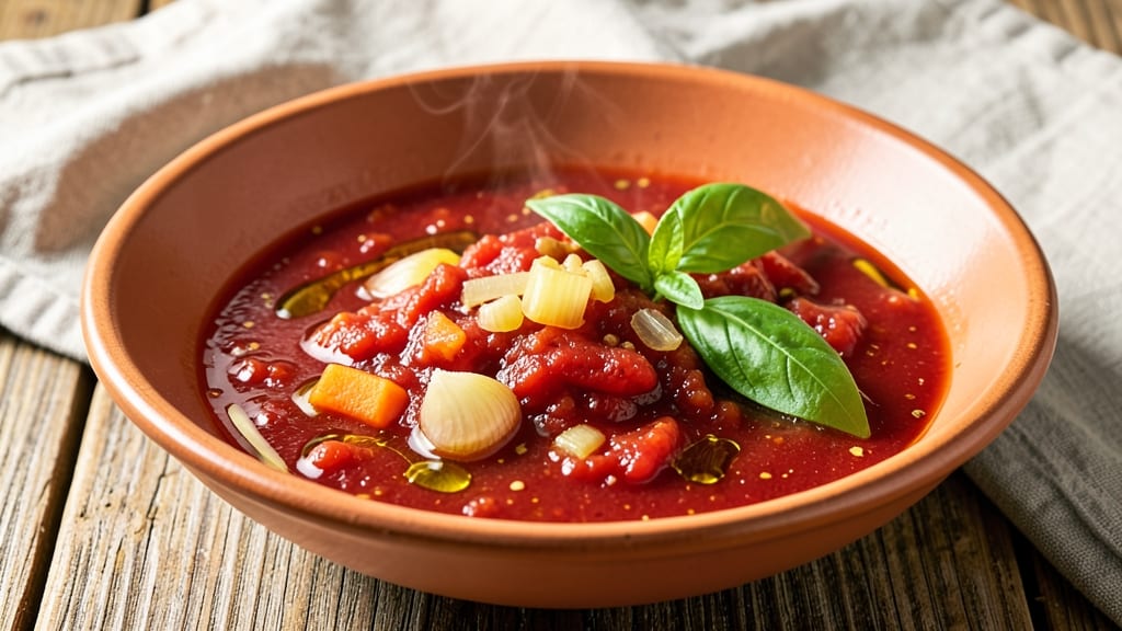 Authentic Italian Tomato Sauce Recipe From Scratch: Slow-Simmered Umami With Fresh Basil Finish