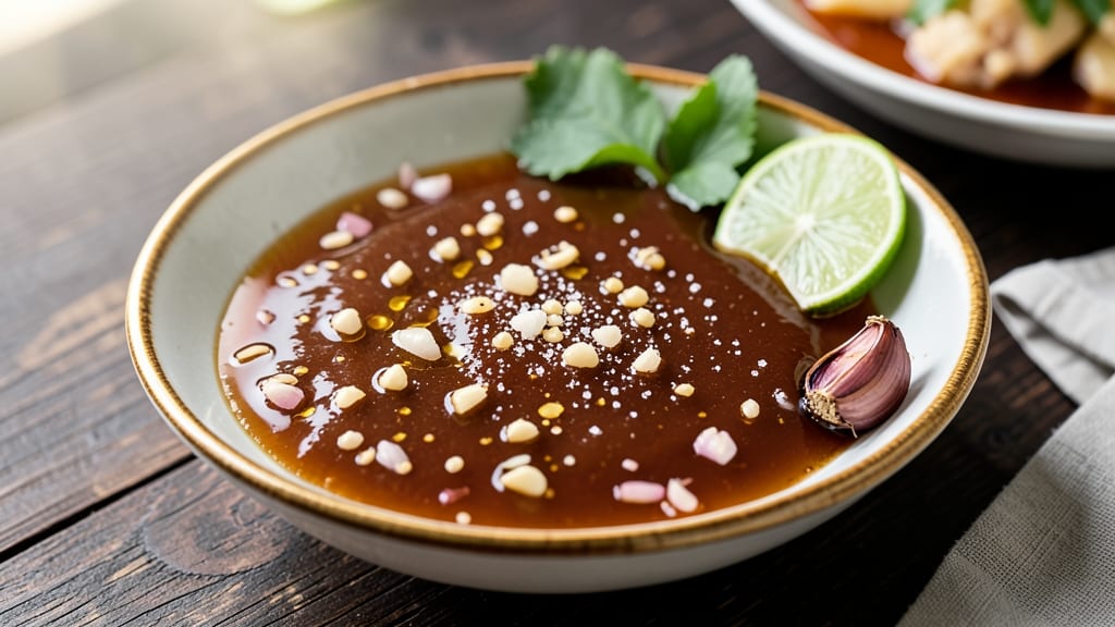 Banh Cuon Sauce Recipe: Nutty Fish Sauce, Lime, and Shallot Fusion