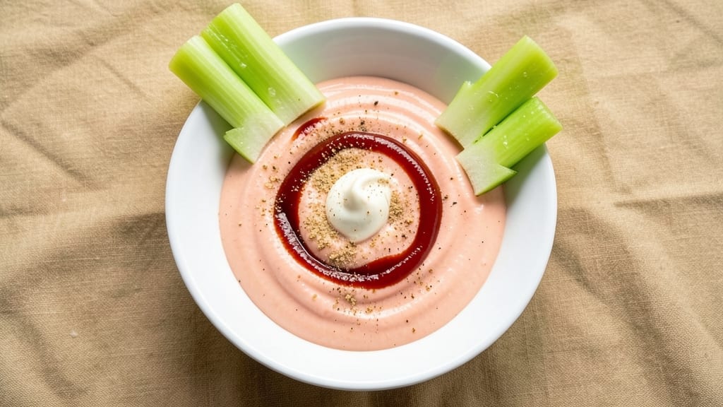 Barbie Fry Sauce Recipe: Celery Crown Crunch Over Tangy Tomato Cream