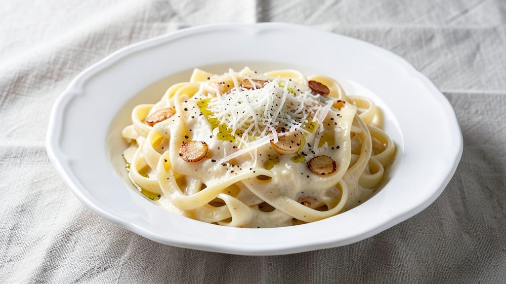Asiago Garlic Alfredo Sauce Recipe: Nutty Cheese Velocity With Garlicky Depth
