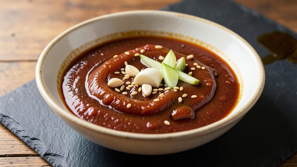 Asian Style BBQ Sauce Recipe: Celery Crown Crunch Over Rich Tomato Base