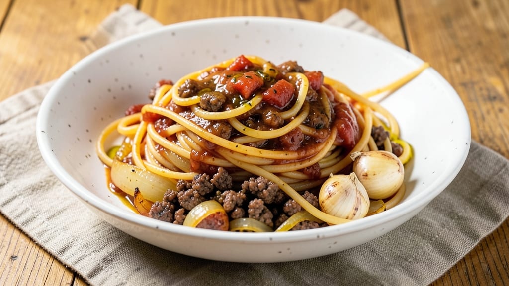 Authentic Italian Spaghetti Meat Sauce Recipe: Tomato-Rich Depth From Slow-Cooked Ground Beef