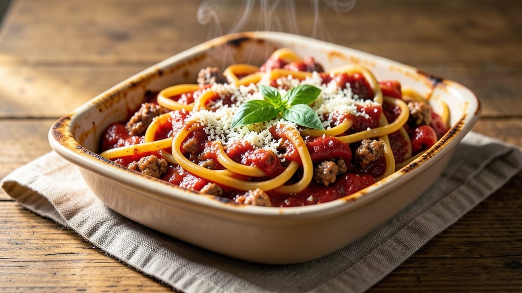 Baked Pasta Sauce Recipe: One-Pan Bolognese With Caramelized Tomatoes