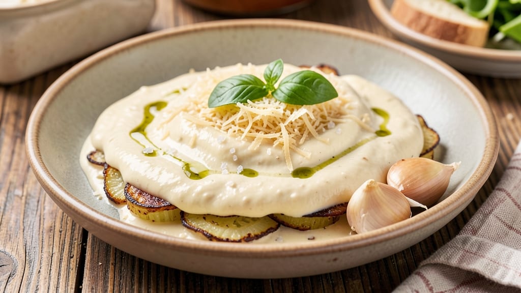 Mario Batali's Alfredo Sauce Recipe: Velvety Cream With Celery Crown Crunch